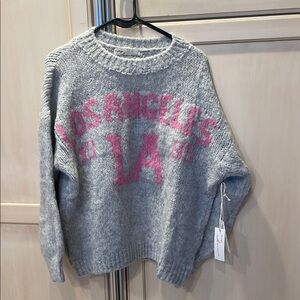Vintage Havana Jacquard Destination Crewneck Sweater- NWT